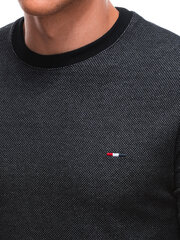 Мужская блуза с длинным рукавом L160, черная цена и информация | Мужские свитера | pigu.lt
