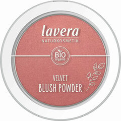 Порошок Velvet Blush с органическим миндальным маслом и минеральными цветными пигментами цена и информация | Бронзеры (бронзаторы), румяна | pigu.lt