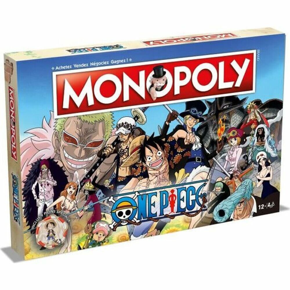 Stalo žaidimas Winning Moves Monopoly One Piece, FR kaina ir informacija | Stalo žaidimai, galvosūkiai | pigu.lt