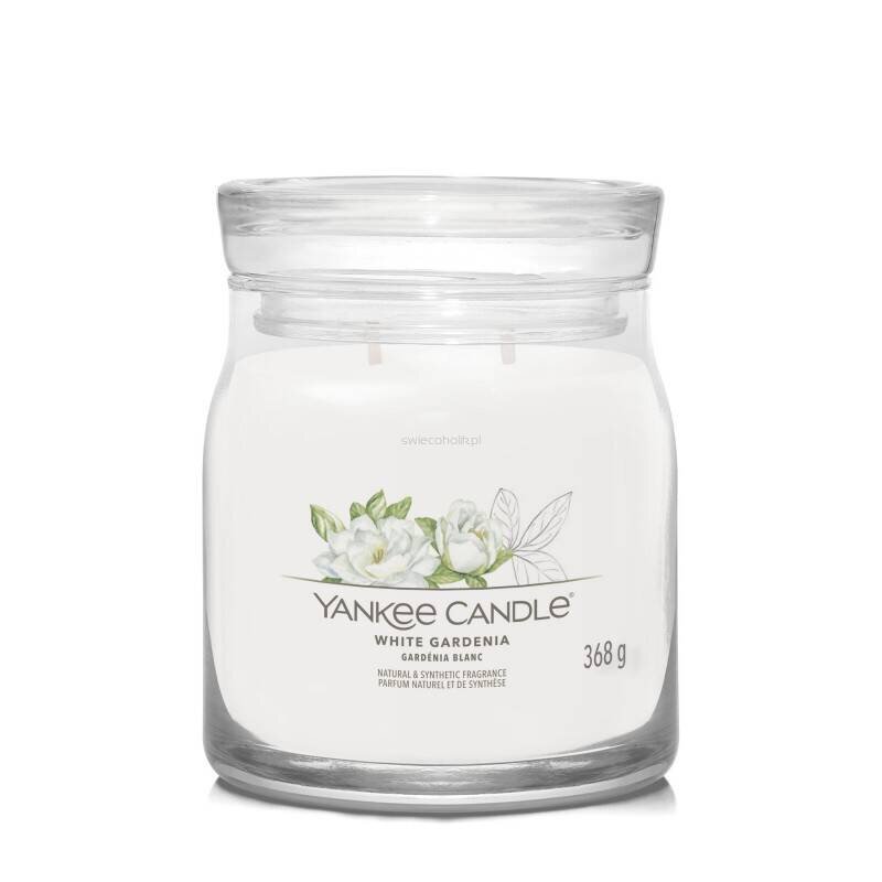 Yankee Candle kvapnioji žvakė White Gardenia 368 g kaina ir informacija | Žvakės, Žvakidės | pigu.lt