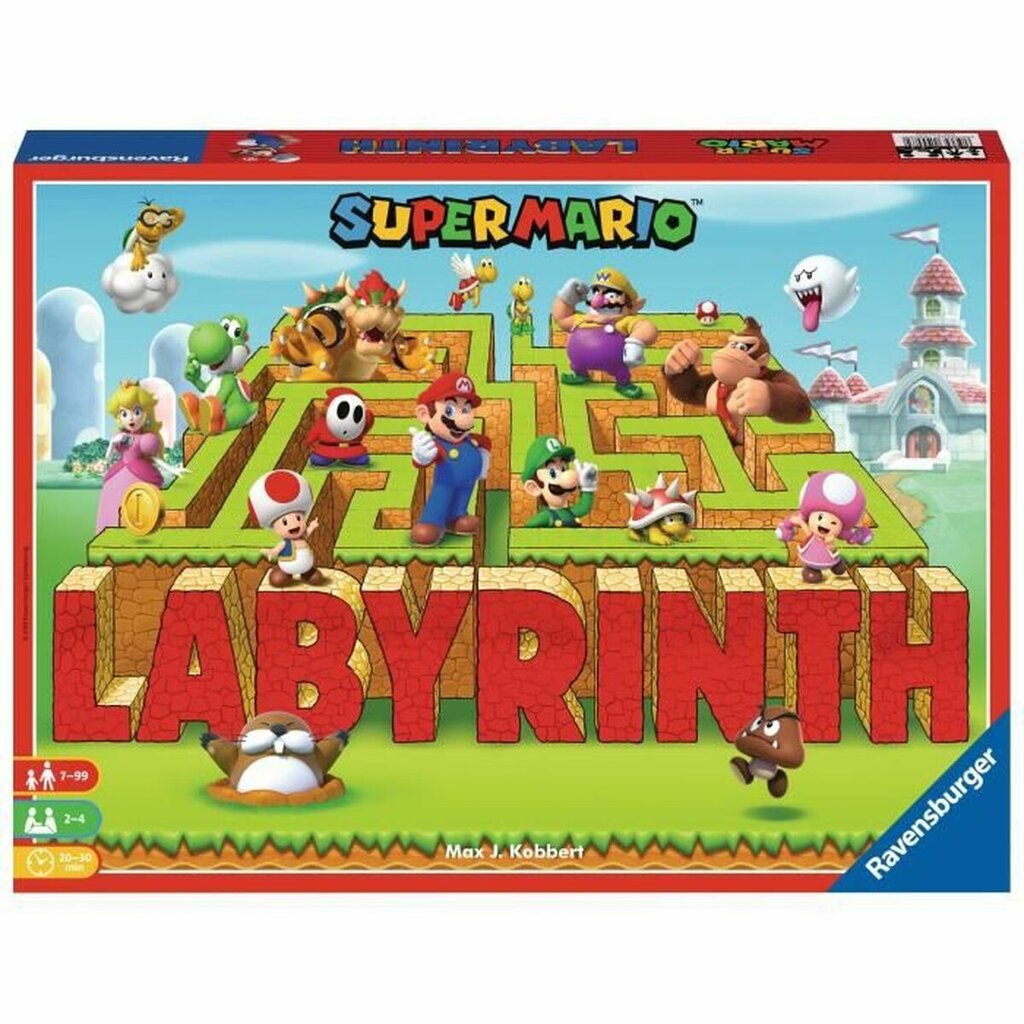 Stalo žaidimas Ravensburger Super Mario Labyrinth kaina ir informacija | Stalo žaidimai, galvosūkiai | pigu.lt