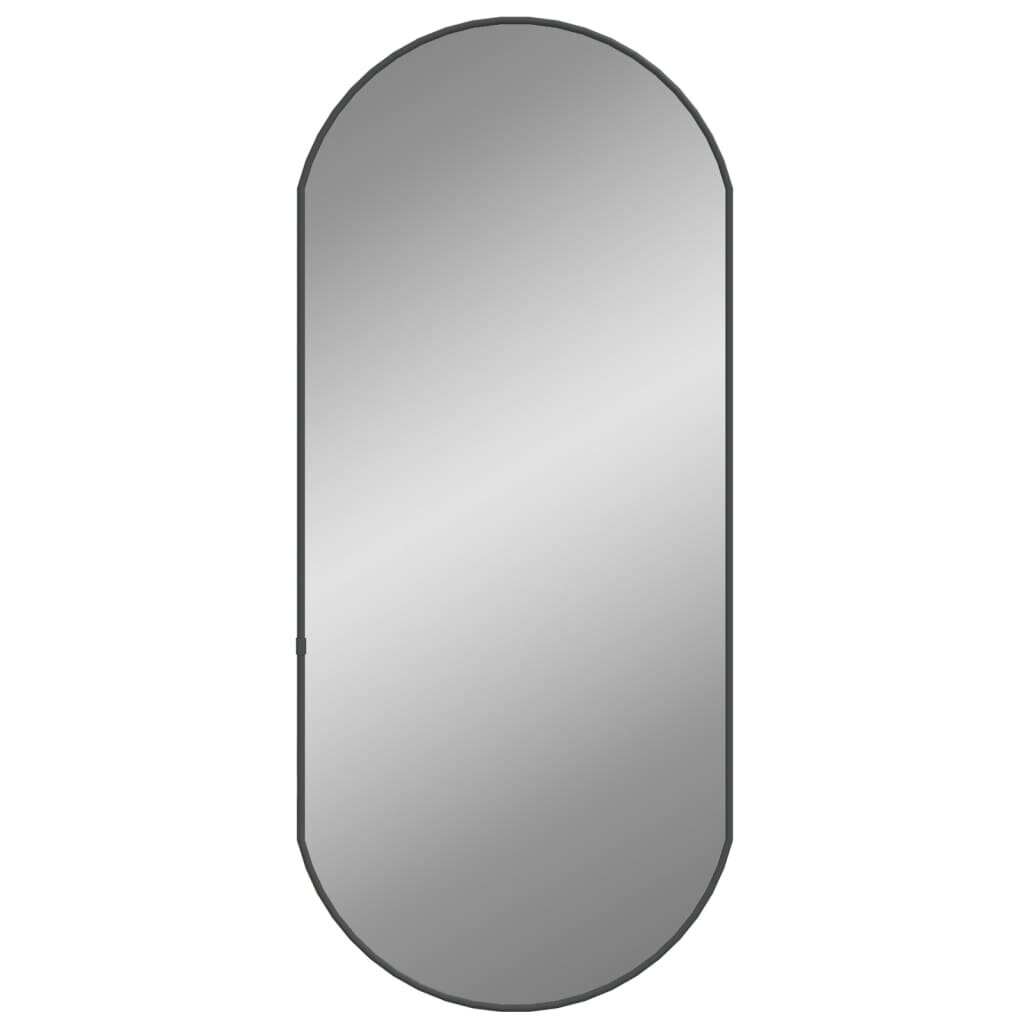 Sieninis veidrodis, juodas, 80x35cm kaina ir informacija | Veidrodžiai | pigu.lt
