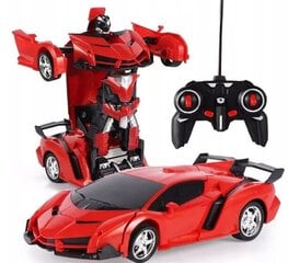Automobilis-robotas su pulteliu Autobot, raudonas kaina ir informacija | Lavinamieji žaislai | pigu.lt