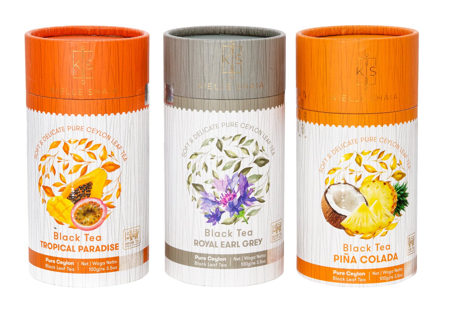 Juodoji arbata Kielle Shaia Pina Colada, 100 g kaina ir informacija | Arbata | pigu.lt
