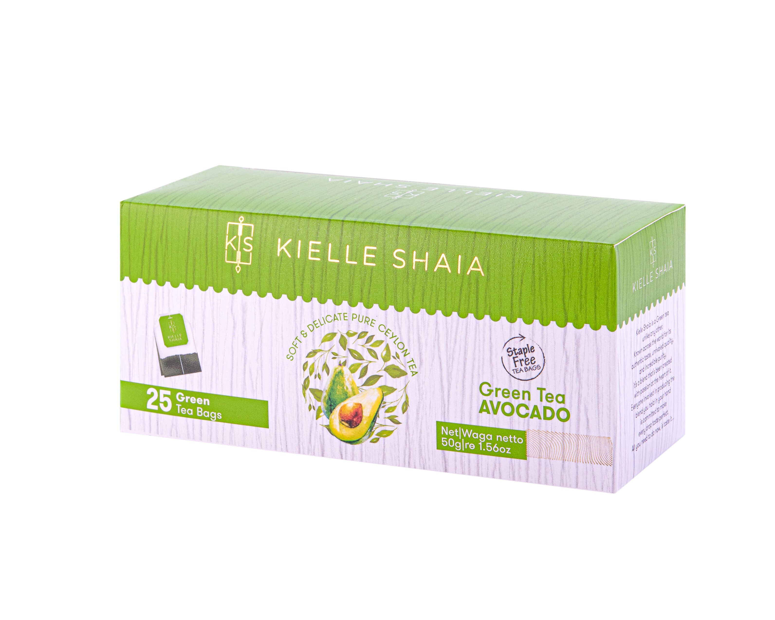 Зеленый чай Kielle Shaia Elegance Green Tea 25x2g цена | pigu.lt