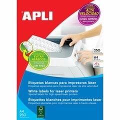 Etiketės spausdinimui Apli 70 x 42,4 mm, 250 vnt kaina ir informacija | Kanceliarinės prekės | pigu.lt