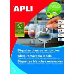 Этикетки для принтера Apli цена и информация | Канцелярские товары | pigu.lt