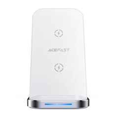 Acefast Индуктивное зарядное устройство 3in1 Qi с подставкой Acefast E15 15W (белое) цена и информация | Зарядные устройства для телефонов | pigu.lt
