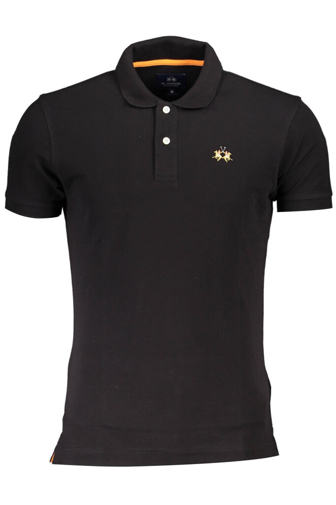 Polo marškinėliai vyrams La Martina, juodi kaina ir informacija | Vyriški marškinėliai | pigu.lt