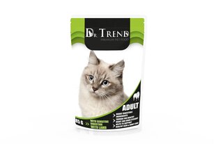 Dr. Trend Sensitive digestion visavertis drėgnas ėdalas suaugusioms katėms, kurių virškinimo sistema jautri, su ėriena, 12 x 85 g kaina ir informacija | Konservai katėms | pigu.lt