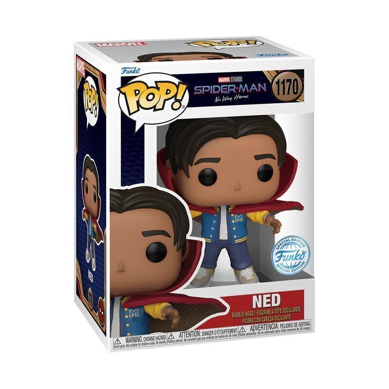 Funko POP! Ned in Cloak Marvel Spider-Man kaina ir informacija | Žaidėjų atributika | pigu.lt