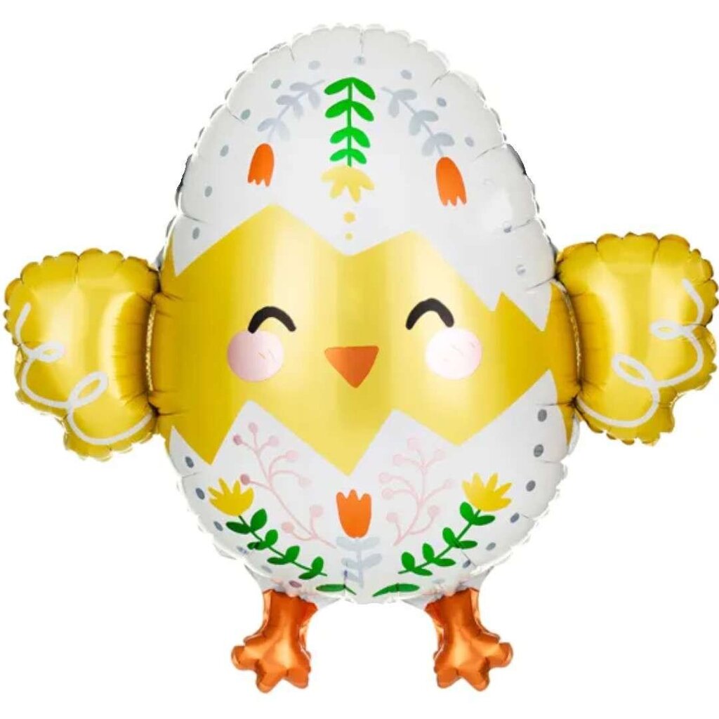 Folinis balionas Velykinis kiaušinis, 78.5x64.5cm kaina ir informacija | Balionai | pigu.lt