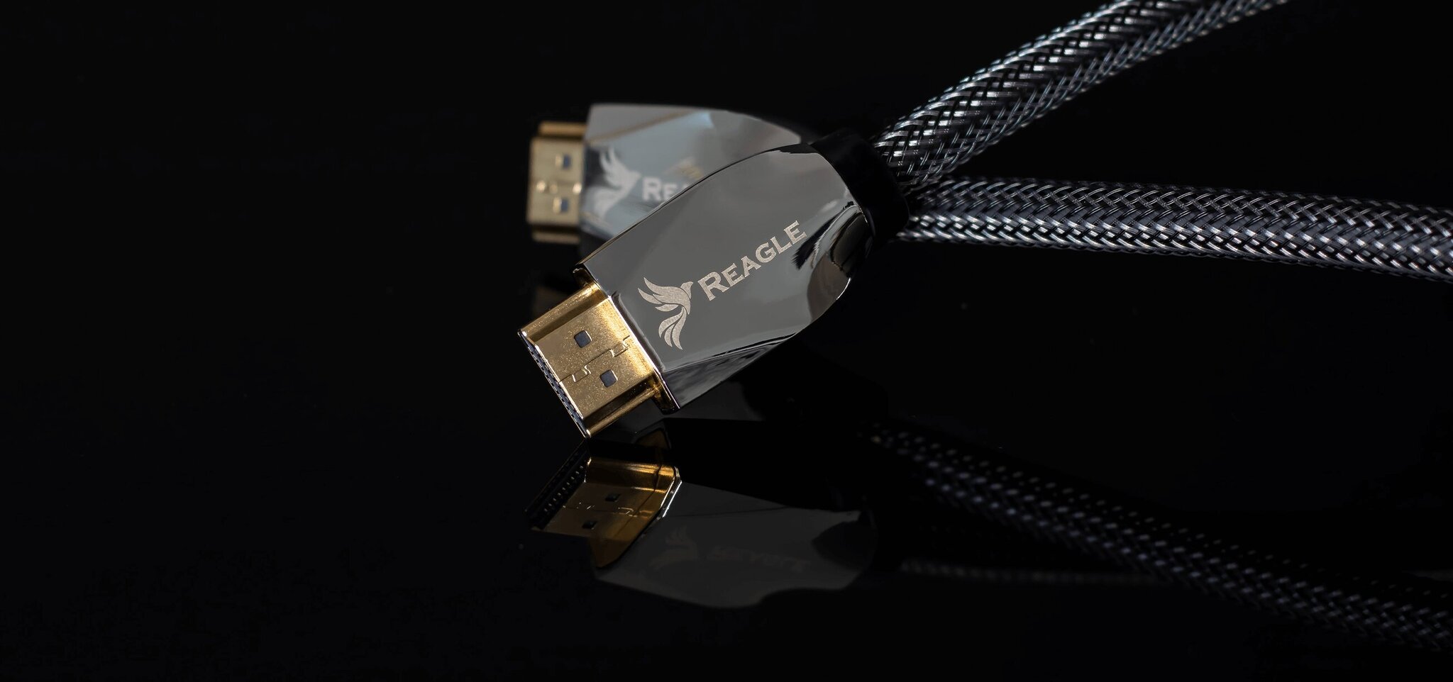 Reagle HDMI 2.1, 1m kaina ir informacija | Kabeliai ir laidai | pigu.lt