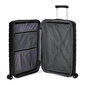 Vidutinis lagaminas Butterfly, 68 cm, juodas kaina ir informacija | Lagaminai, kelioniniai krepšiai | pigu.lt
