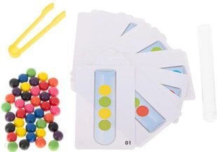 Montessori galvosūkis spalvoti kamuoliukai kaina ir informacija | Lavinamieji žaislai | pigu.lt