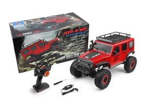 Nuotoliniu būdu valdomas visureigis Rock Crawler WLToys, 104311, raudonas цена и информация | Игрушки для мальчиков | pigu.lt