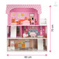 Medinis lėlių namas Lulilo Trikito, rožinis kaina ir informacija | Žaislai mergaitėms | pigu.lt