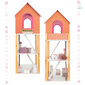 Medinis lėlių namelis Lulilo, 70 cm цена и информация | Žaislai mergaitėms | pigu.lt