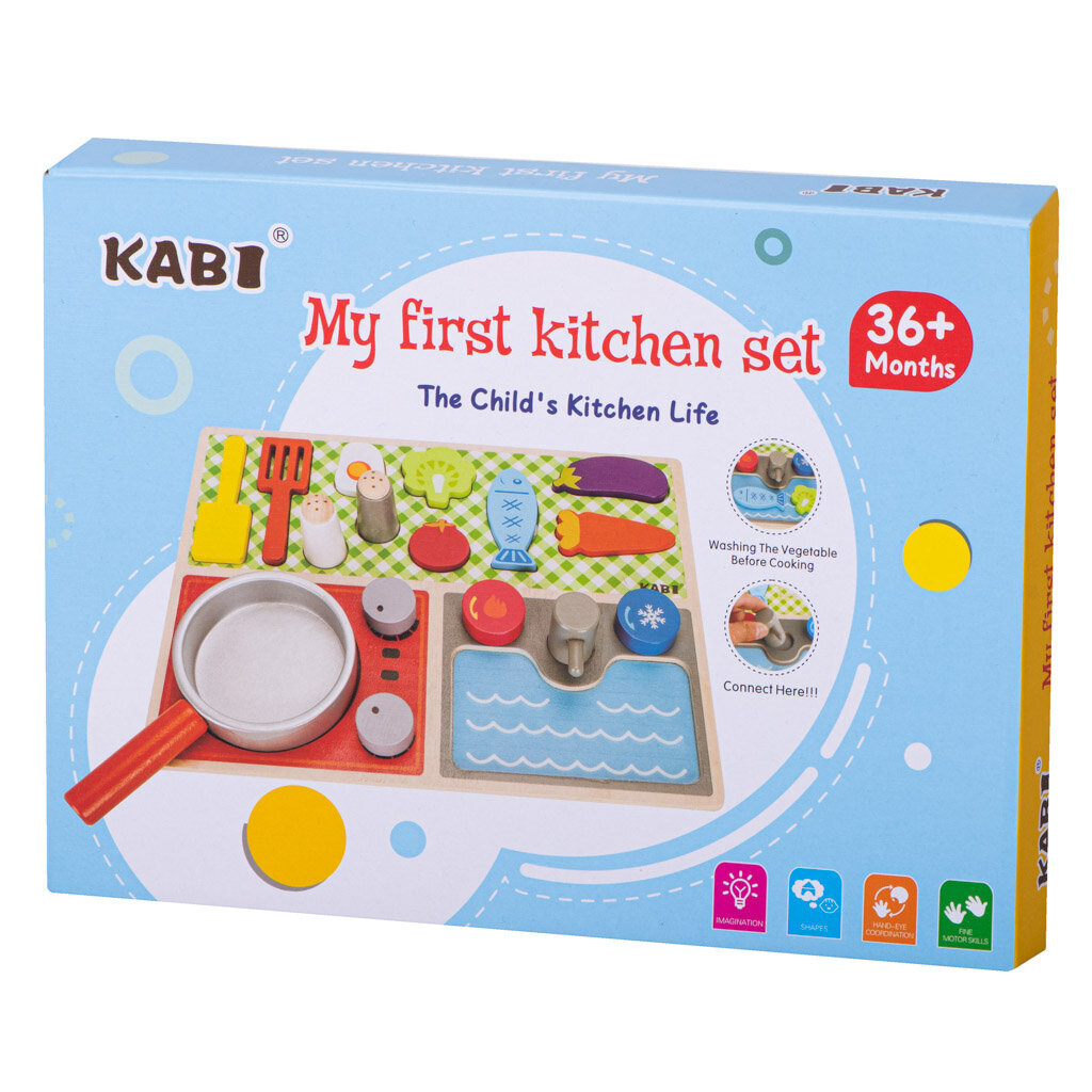 Vaikiška virtuvės plytelė su pjaustymo lenta kaina ir informacija | Žaislai mergaitėms | pigu.lt