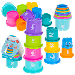 Edukaciniai puodeliai žaidimui vandenyje Kontext, 9d. kaina ir informacija | Žaislai kūdikiams | pigu.lt