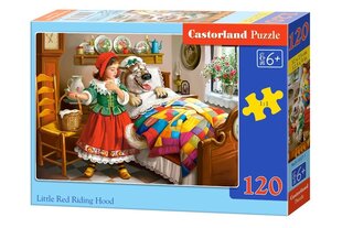 CASTORLAND Puzzle 120el. Little Red Riding Hood - Czerwony Kapturek цена и информация | Пазлы | pigu.lt