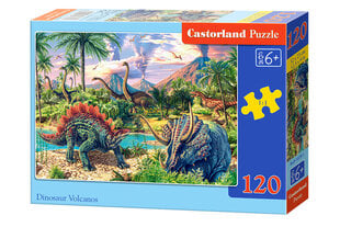 Dėlionė su dinozaurais Castorland, 120 d. kaina ir informacija | Dėlionės (puzzle) | pigu.lt