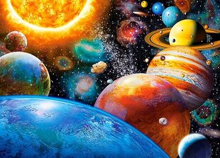 CASTORLAND Puzzle 180el. Planets and their Moons - Planety i ich księżyce цена и информация | Пазлы | pigu.lt