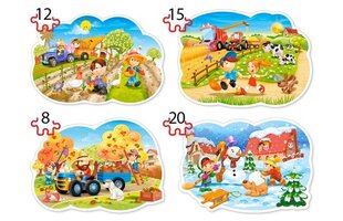 Dėlionė Metų laikai, Castorland, 55 d. kaina ir informacija | Dėlionės (puzzle) | pigu.lt