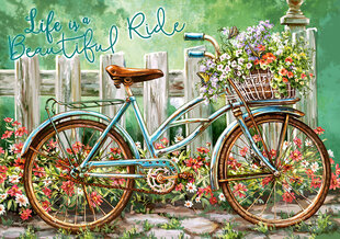 CASTORLAND Puzzle 500el. Beautiful Ride - Przejażdżka rowerem цена и информация | Пазлы | pigu.lt