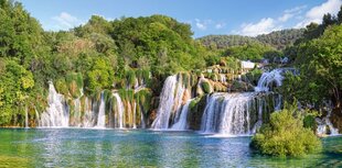 Dėlione Castorland Krka waterfalls, 4000 d. kaina ir informacija | Dėlionės (puzzle) | pigu.lt