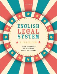 English legal system kaina ir informacija | Ekonomikos knygos | pigu.lt