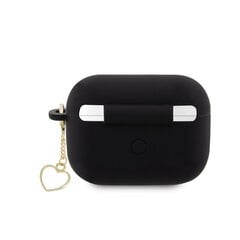 Guess 4G Charms Heart Silicone Case for Airpods Pro 2 Black цена и информация | Аксессуары для наушников | pigu.lt