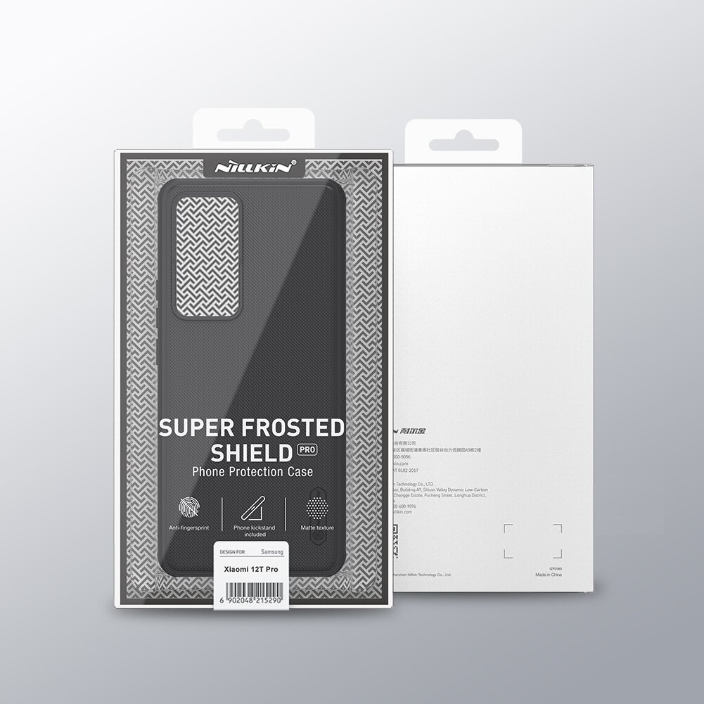 Nillkin Super Frosted Pro, skirtas Xiaomi 12T Pro, raudonas kaina ir informacija | Telefono dėklai | pigu.lt