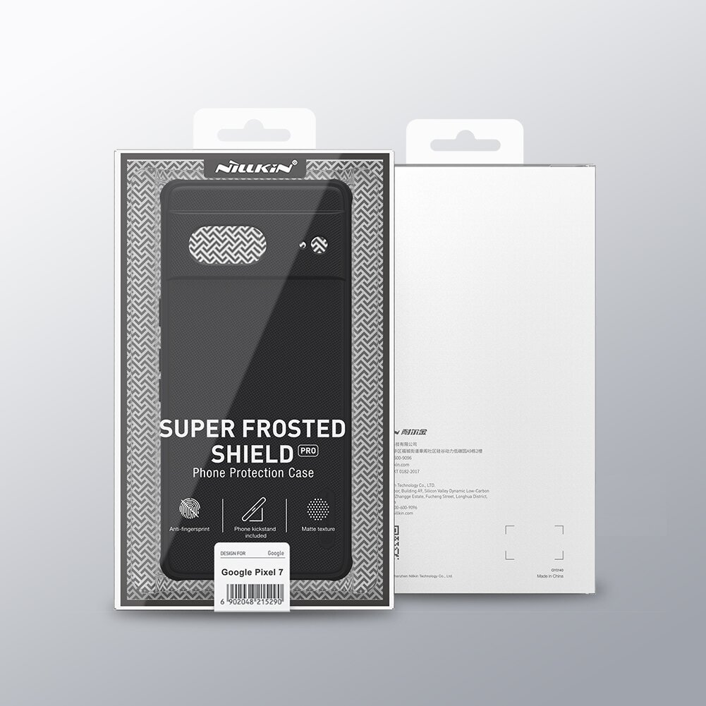 Nillkin Super Frosted Pro Back Cover, skirtas Google Pixel 7, juodas kaina ir informacija | Telefono dėklai | pigu.lt