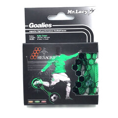 Mr.Lacy Goalies плоский шнур для футбольных бутс, зеленый, 125 см цена и информация | Средства для ухода за одеждой и обувью | pigu.lt