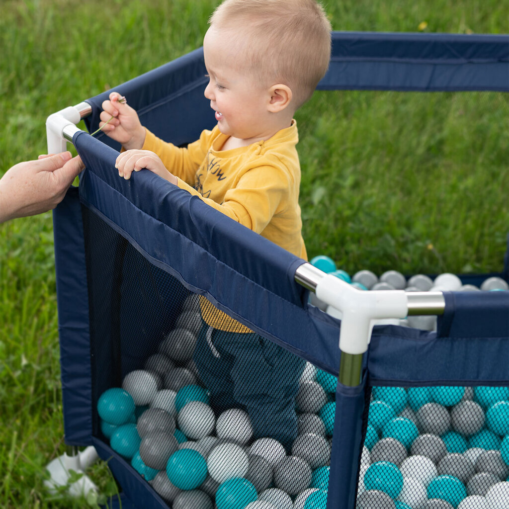 Žaidimų aikštelė Selonis, 200 kamuoliukų, mėlyna цена и информация | Žaislai kūdikiams | pigu.lt