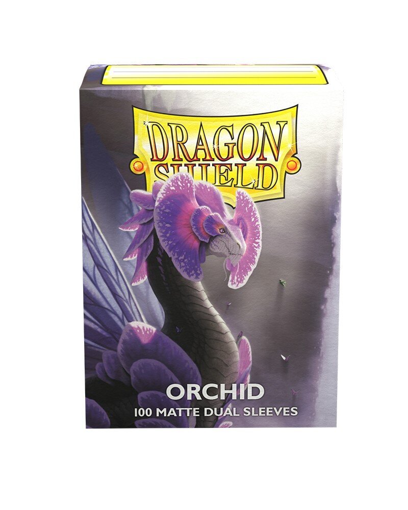 Matinės kortų įmautės Dragon Shield Dual Matte Sleeves Orchid Emme kaina ir informacija | Stalo žaidimai, galvosūkiai | pigu.lt