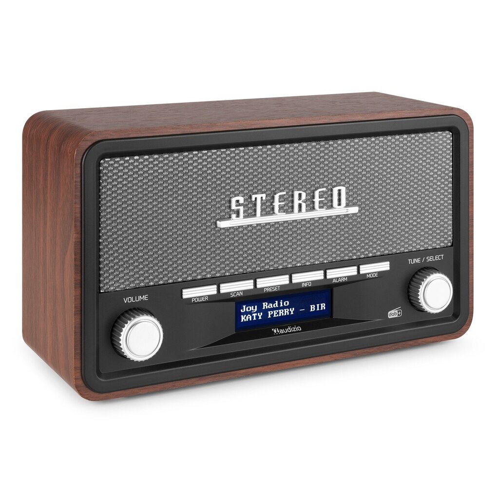 Audizio Foggia Retro DAB Radio Gray kaina ir informacija | Radijo imtuvai ir žadintuvai | pigu.lt