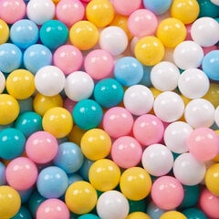 Игровой набор с туннелем Selonis 3в1 со 100 шариками для детей, разноцветный: белый/желтый/голубой/розовый/бирюзовый цена и информация | Игрушки для малышей | pigu.lt