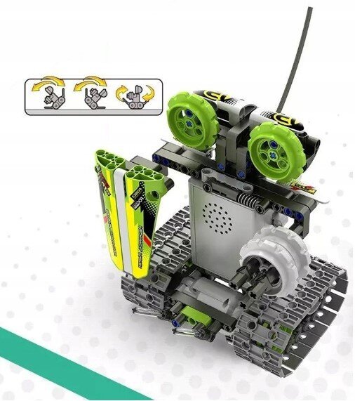 Konstruktorius Robotas su pulteliu Mechanical Master 3in1 цена и информация | Konstruktoriai ir kaladėlės | pigu.lt