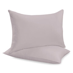 Наволочка для декоративной подушки Koodi Cloud Gray, 60x60см, 1 деталь цена и информация | Комплекты постельного белья | pigu.lt