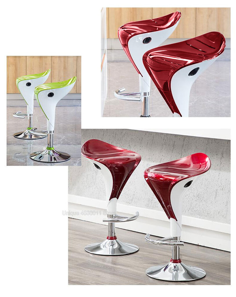 Moderni sukamoji baro kėdė Balta- burgon .Hoker MAXXLLC01 kaina ir informacija | Virtuvės ir valgomojo kėdės | pigu.lt