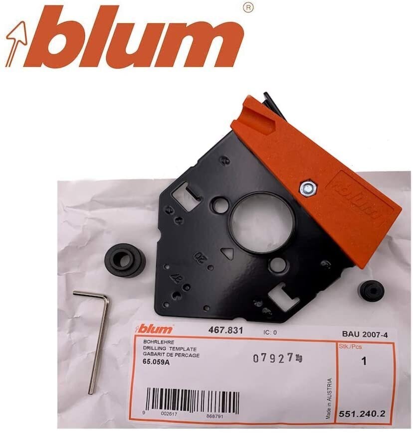 Gręžimo šablonas Blum 65.059A kaina ir informacija | Mechaniniai įrankiai | pigu.lt
