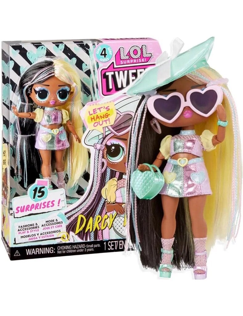 Lėlė LOL SurpriseE! Tweens Doll Darcy Blush kaina ir informacija | Žaislai mergaitėms | pigu.lt