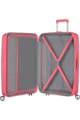 Чемодан для ручной клади American Tourister Soundbox Spinner Sun Kissed Coral  55 см цена и информация | American Tourister Товары для школы | pigu.lt