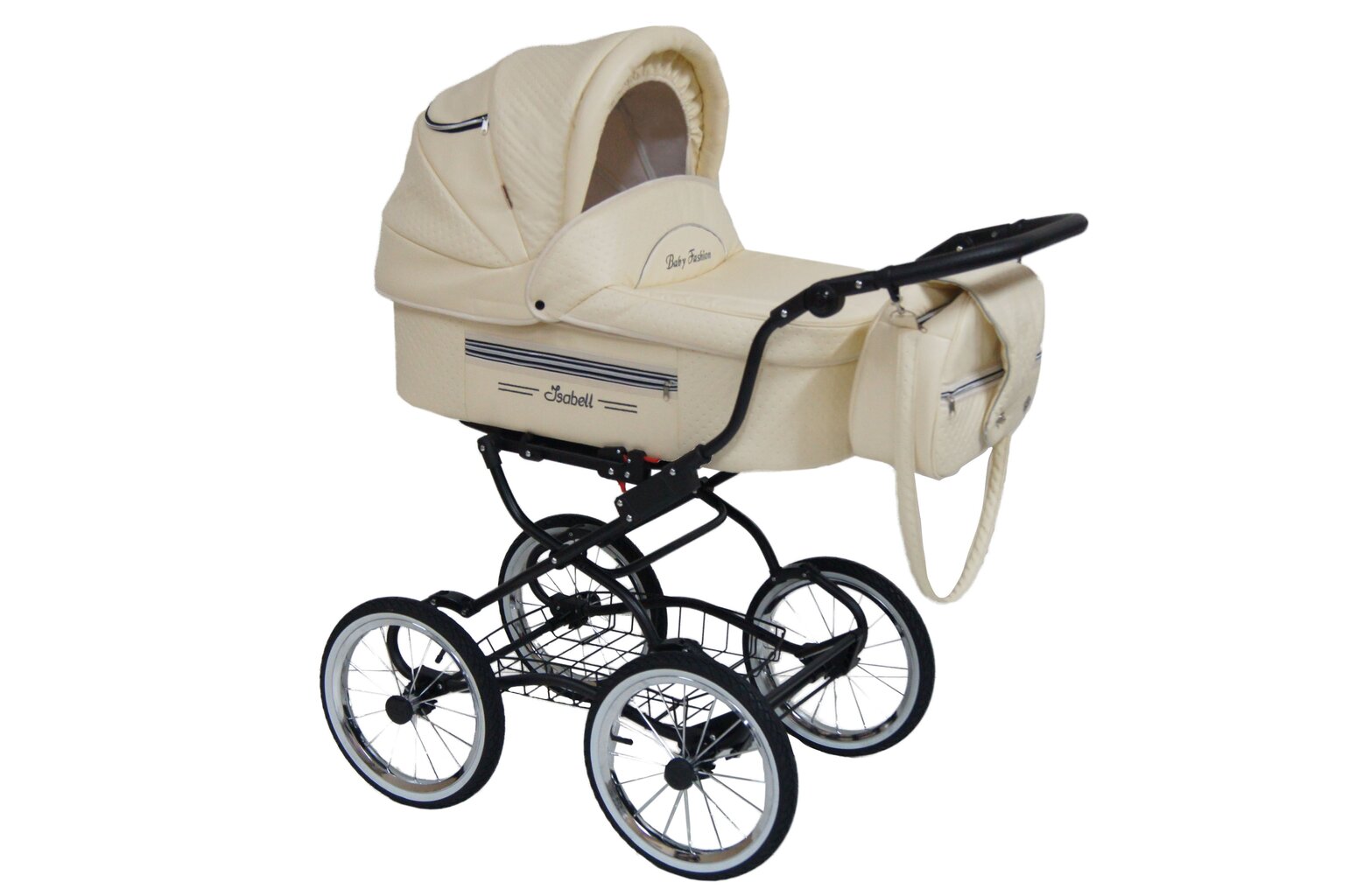 Universalus vežimėlis Isabell Baby Fashion 3in1, beige kaina ir informacija | Vežimėliai | pigu.lt