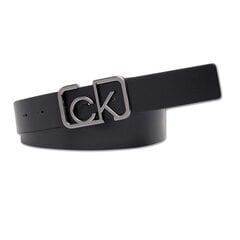 Пряжка из матового металла Calvin Klein Black 545602371 цена и информация | Мужские ремни | pigu.lt