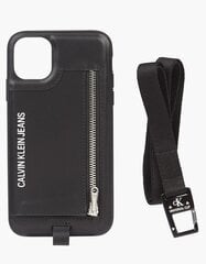 Calvin Klein, skirtas iPhone 12, juodas kaina ir informacija | Telefono dėklai | pigu.lt
