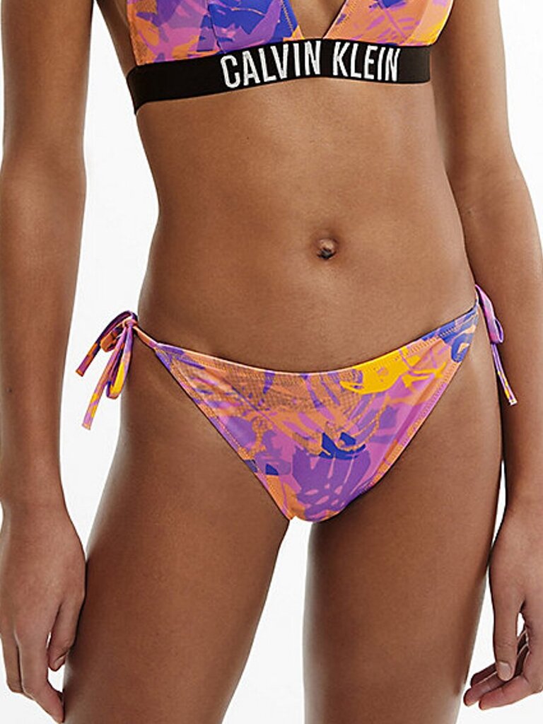 Calvin Klein bikini kelnaitės moterims Side Tie Chee 545657494 kaina ir informacija | Maudymosi kostiumėliai | pigu.lt