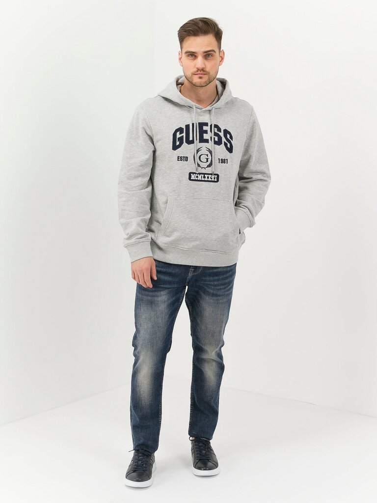 GUESS JEANS Orgnc Terry Collegiate 563931665 kaina ir informacija | Megztiniai vyrams | pigu.lt